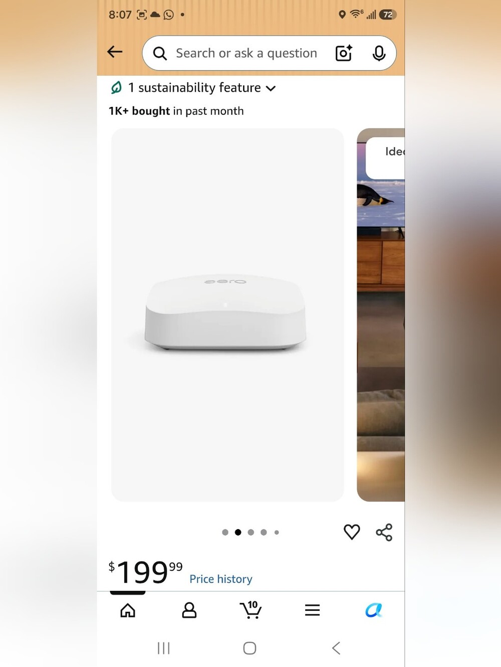 Router Amazon eero Pro 6E mesh wifi route - Picture 6 of 9